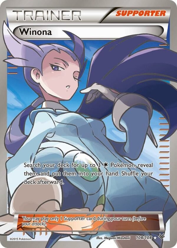 Winona (108 Full Art) 108/108 Holofoil XY – Roaring Skies Winona (108 Full Art) 108/108 Holofoil XY – Roaring Skies