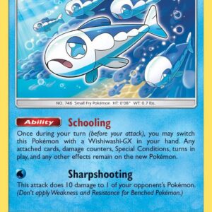 Wishiwashi 37/145 Reverse Holofoil SM – Guardians Rising