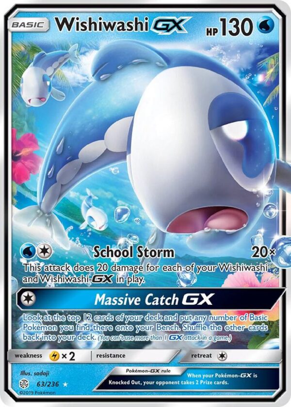Wishiwashi GX 63/236 Holofoil SM – Cosmic Eclipse