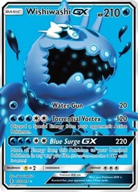 Wishiwashi GX (Full Art) | 133/145 | Holofoil | SM - Guardians Rising