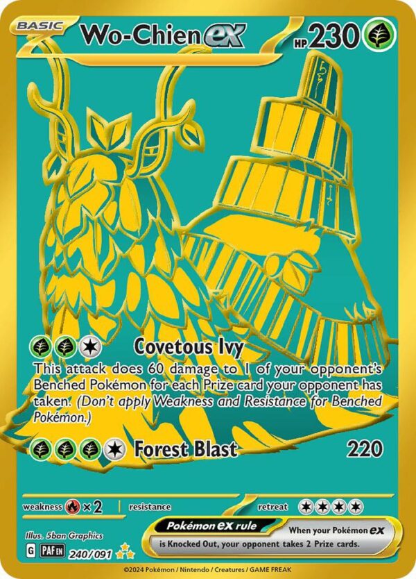 Wo-Chien ex 240/091 Holofoil SV: Paldean Fates