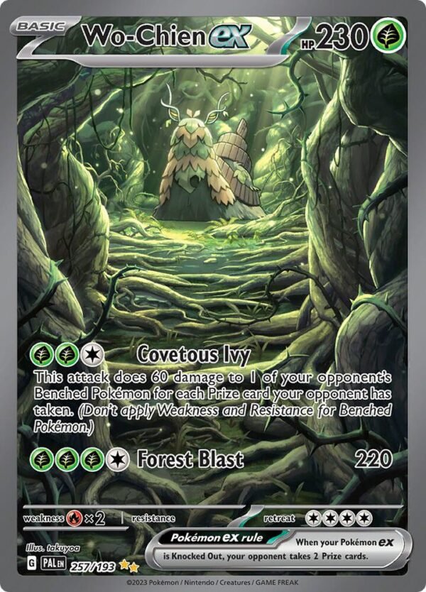 Wo-Chien ex 257/193 Holofoil SV02: Paldea Evolved
