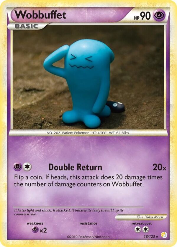 Wobbuffet 13/123 Holofoil HeartGold SoulSilver Wobbuffet 13/123 Holofoil HeartGold SoulSilver