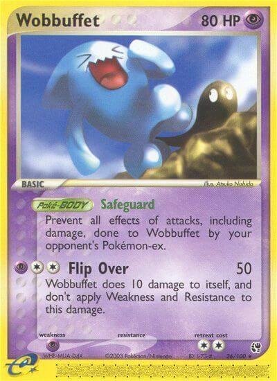 Wobbuffet 26/100 Reverse Holofoil Sandstorm Wobbuffet 26/100 Reverse Holofoil Sandstorm