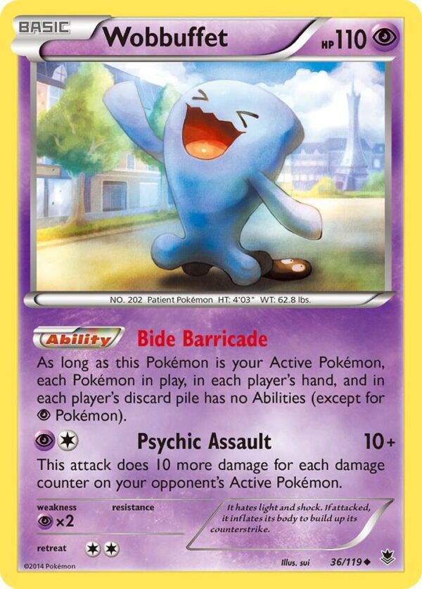 Wobbuffet 36/119 Normal XY – Phantom Forces