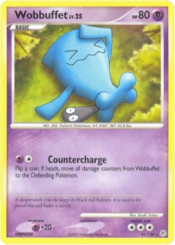Wobbuffet 41/130 Normal Diamond and Pearl Wobbuffet 41/130 Normal Diamond and Pearl