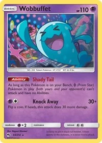Wobbuffet | 93/214 | Reverse Holofoil | SM - Lost Thunder