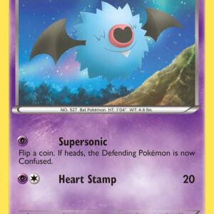 Woobat 50/108 Reverse Holofoil Dark Explorers Woobat 50/108 Reverse Holofoil Dark Explorers