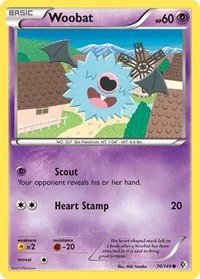 Woobat | 70/149 | Reverse Holofoil | Boundaries Crossed