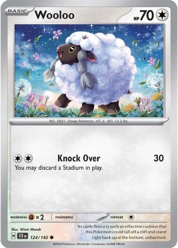 Wooloo 124/142 Normal SV07: Stellar Crown Wooloo 124/142 Normal SV07: Stellar Crown