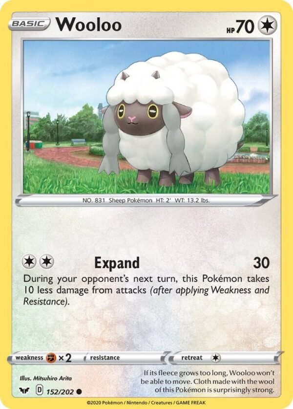 Wooloo (152) 152/202 Normal SWSH01: Sword & Shield Base Set