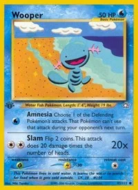 Wooper | 082/111 | 1st Edition | Neo Genesis