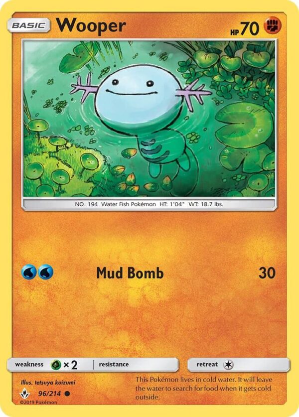 Wooper 96/214 Normal SM – Unbroken Bonds