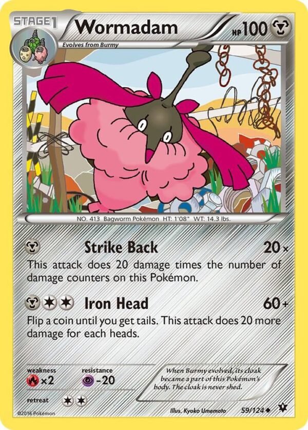 Wormadam (59) 59/124 Normal XY – Fates Collide