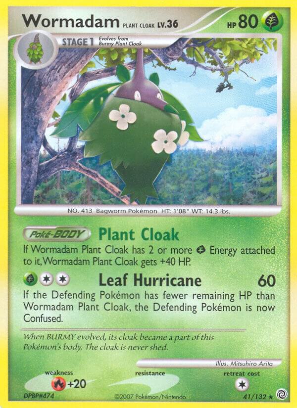 Wormadam Plant Cloak 41/132 Reverse Holofoil Secret Wonders Wormadam Plant Cloak 41/132 Reverse Holofoil Secret Wonders