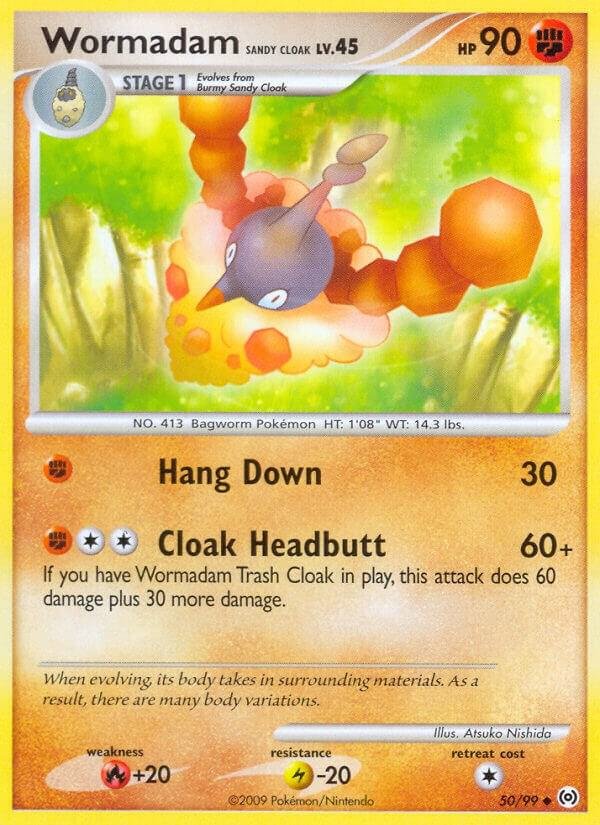 Wormadam Sandy Cloak 50/99 Reverse Holofoil Arceus Wormadam Sandy Cloak 50/99 Reverse Holofoil Arceus