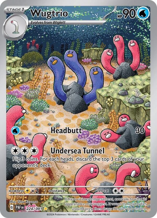 Wugtrio 224/091 Holofoil SV: Paldean Fates Wugtrio 224/091 Holofoil SV: Paldean Fates