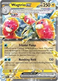 Wugtrio ex | 060/162 | Holofoil | SV05: Temporal Forces