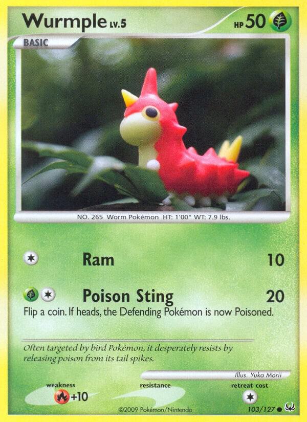 Wurmple 103/127 Reverse Holofoil Platinum Wurmple 103/127 Reverse Holofoil Platinum