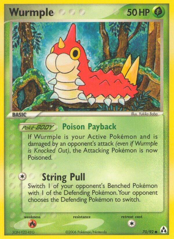 Wurmple 70/92 Reverse Holofoil Legend Maker