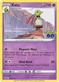 Xatu | 033/078 | Reverse Holofoil | Pokemon GO