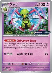 Xatu | 059 (Prerelease) [Staff] | Holofoil | SV: Scarlet & Violet Promo Cards