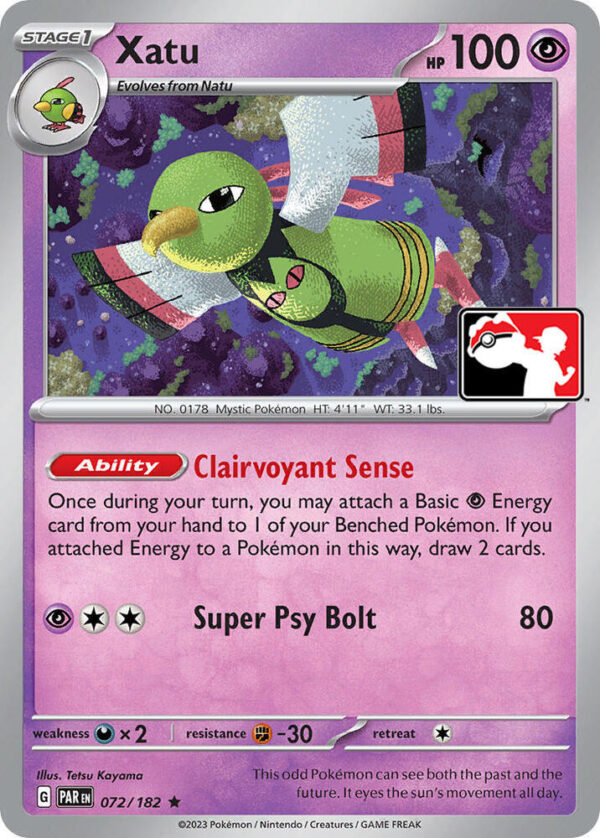 Xatu 072/182 Normal Prize Pack Series Cards