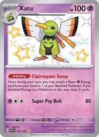 Xatu | 152/091 | Holofoil | SV: Paldean Fates