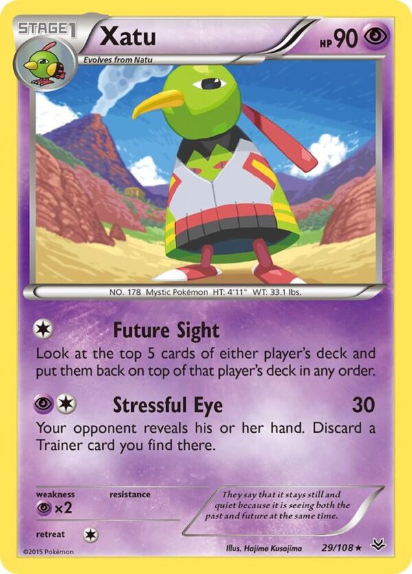 Xatu 29/108 Normal XY – Roaring Skies Xatu 29/108 Normal XY – Roaring Skies