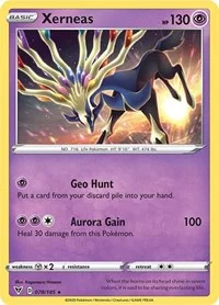 Xerneas | 078/185 | Holofoil | SWSH04: Vivid Voltage Xerneas | 078/185 | Holofoil | SWSH04: Vivid Voltage