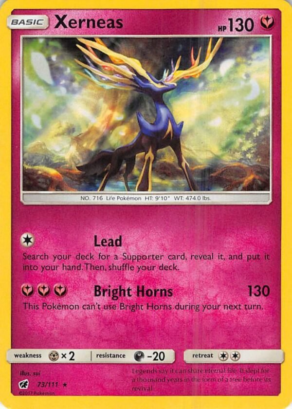 Xerneas 73/111 Holofoil SM – Crimson Invasion