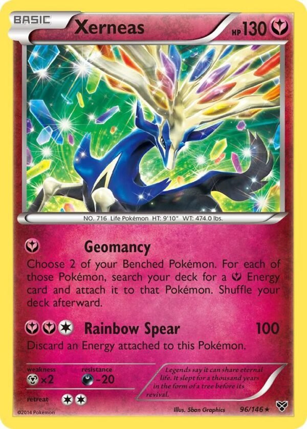 Xerneas 96/146 Normal XY Base Set