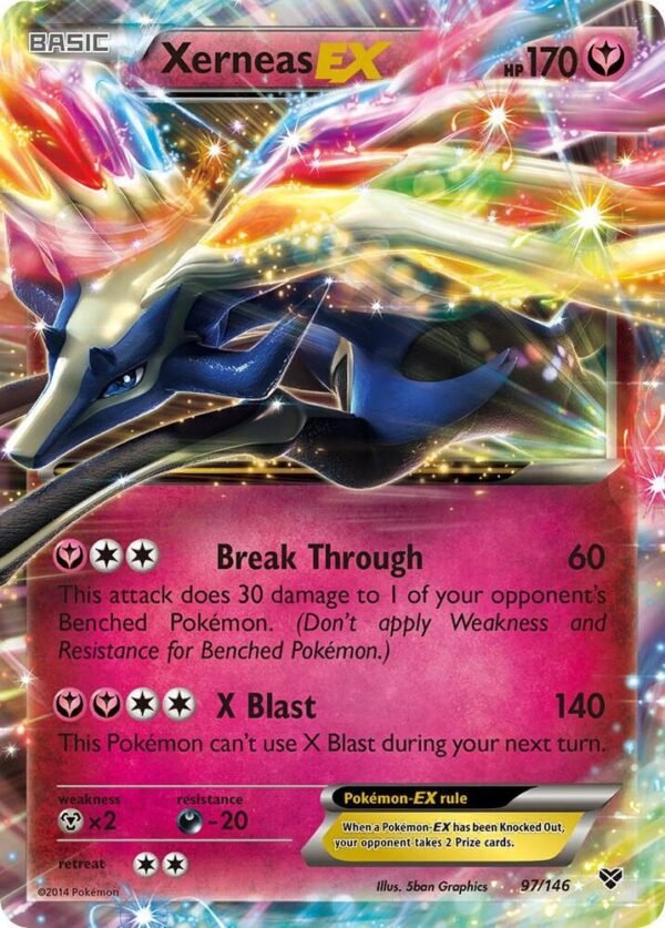Xerneas EX 97/146 Holofoil XY Base Set