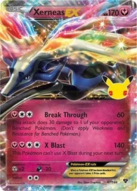 Xerneas EX | 97/146 | Holofoil | Celebrations: Classic Collection