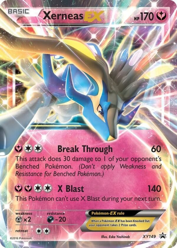 Xerneas EX XY149 (Shiny) Holofoil XY Promos Xerneas EX XY149 (Shiny) Holofoil XY Promos