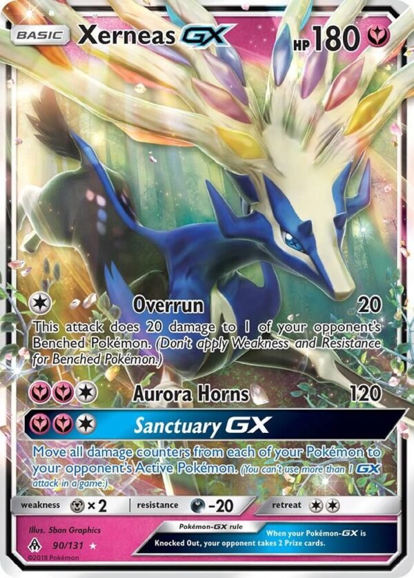 Xerneas GX 90/131 Holofoil SM – Forbidden Light Xerneas GX 90/131 Holofoil SM – Forbidden Light