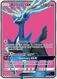 Xerneas GX (Full Art) | 126/131 | Holofoil | SM - Forbidden Light