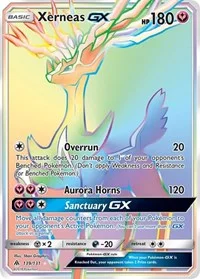 Xerneas GX (Secret) | 139/131 | Holofoil | SM - Forbidden Light