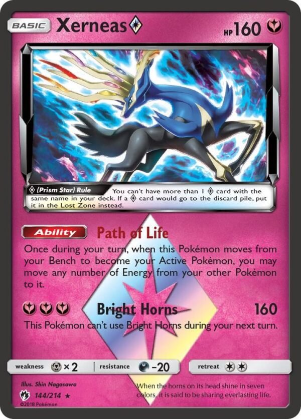 Xerneas Prism Star 144/214 Holofoil SM – Lost Thunder Xerneas Prism Star 144/214 Holofoil SM – Lost Thunder