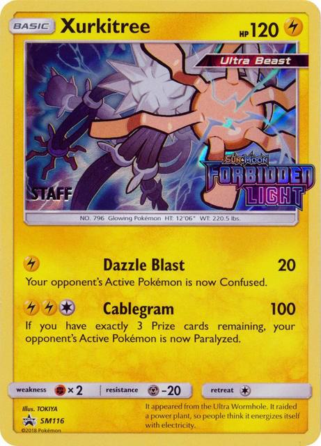 Xurkitree SM116 (Prerelease) [Staff] Holofoil SM Promos