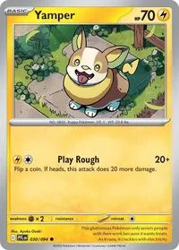 Yamper | 030/094 | Reverse Holofoil | ME02: Phantasmal Flames