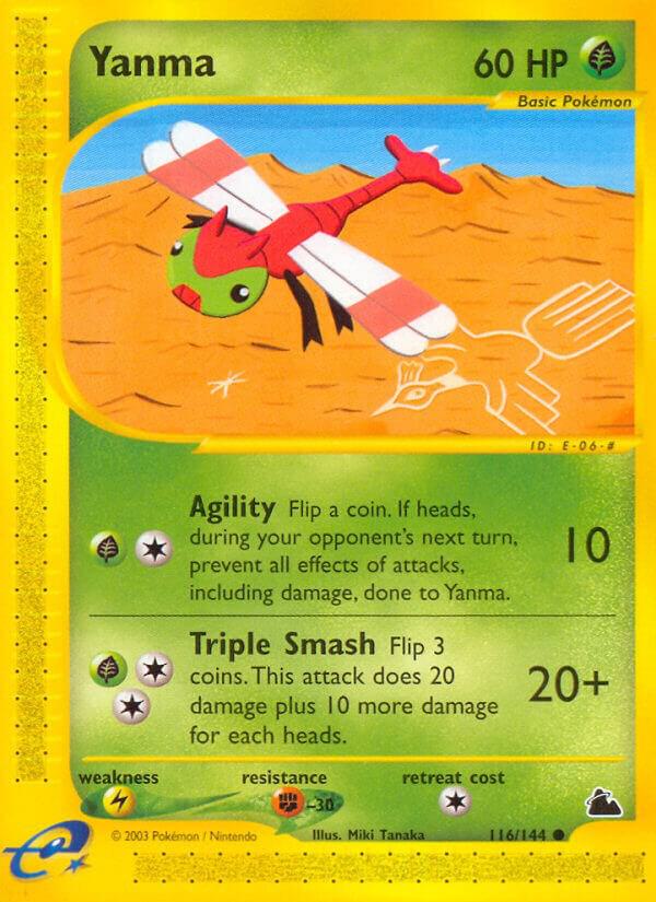 Yanma 116/144 Reverse Holofoil Skyridge Yanma 116/144 Reverse Holofoil Skyridge