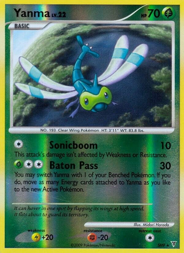 Yanma (Shiny) SH9 Reverse Holofoil Supreme Victors