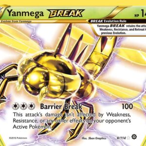 Yanmega BREAK 8/114 Holofoil XY – Steam Siege Yanmega BREAK 8/114 Holofoil XY – Steam Siege
