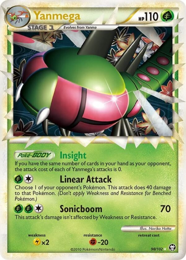Yanmega (Prime) 98/102 Holofoil Triumphant Yanmega (Prime) 98/102 Holofoil Triumphant