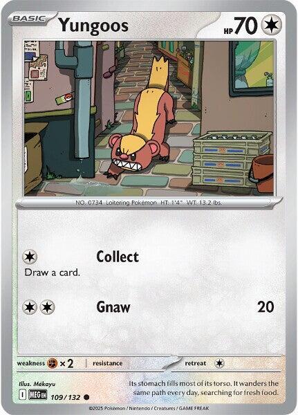 Yungoos 109/132 Normal ME01: Mega Evolution