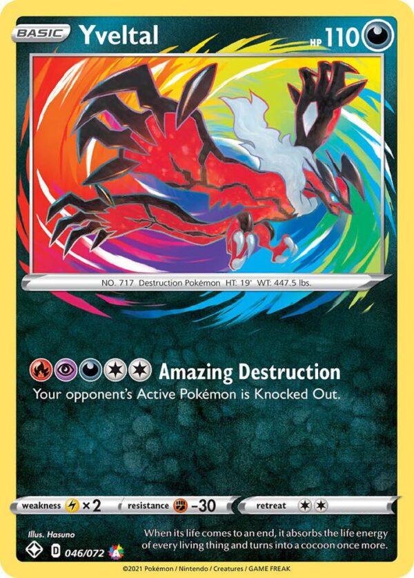 Yveltal 046/072 Holofoil Shining Fates