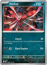 Yveltal | 088/132 | Reverse Holofoil | ME01: Mega Evolution Yveltal | 088/132 | Reverse Holofoil | ME01: Mega Evolution