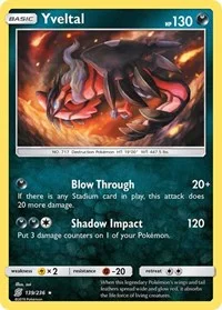 Yveltal | 139/236 | Reverse Holofoil | SM - Unified Minds