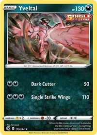 Yveltal | 175/264 | Reverse Holofoil | SWSH08: Fusion Strike Yveltal | 175/264 | Reverse Holofoil | SWSH08: Fusion Strike